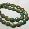 291 Ctw - Full Strand - Natural ARIZONA - Tourquise - Huge Size 15 - 22 mm Faceted Nuggest Gorgeous Sparkle Old Looking Nice Pattern